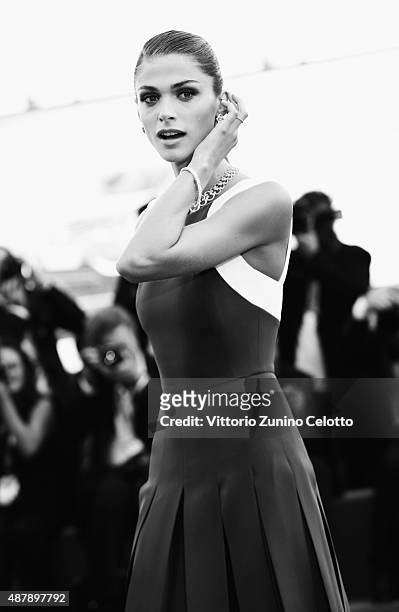 Elisa Sednaoui attends the closing ceremony and premiere of 'Lao Pao Er' during the 72nd Venice Film Festival on September 12, 2015 in Venice, Italy.