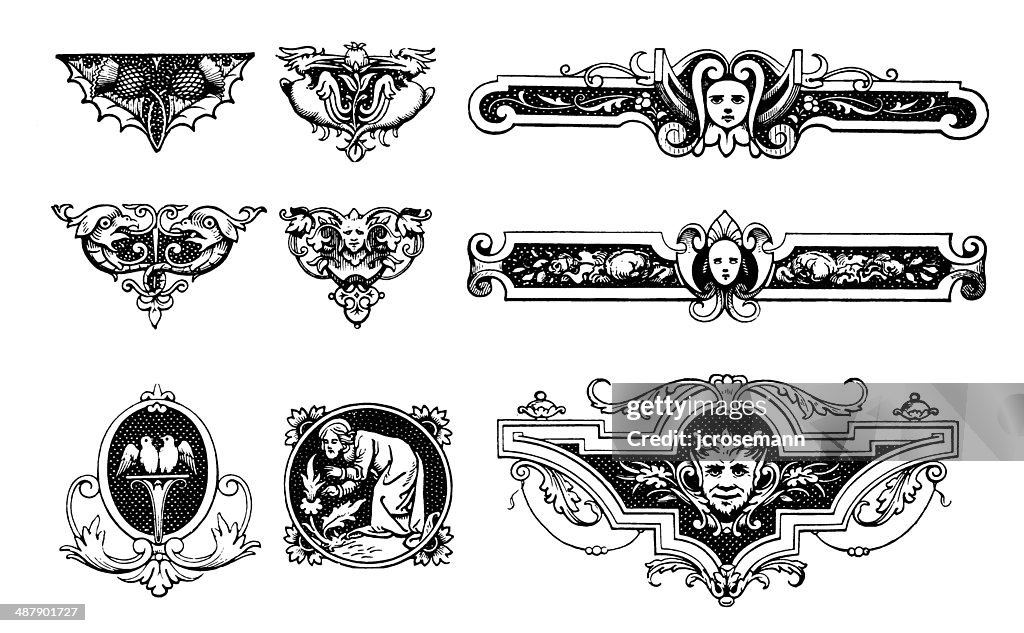 End-Pieces in Renaissance Style