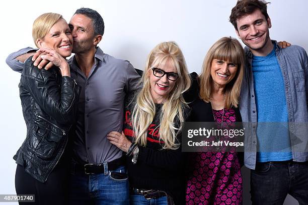 Actress Toni Collette, executive producer Christopher Simon, screenwriter/executive producer Morwenna Banks, director/executive producer Catherine...