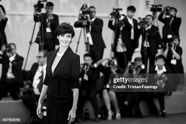 An alternative view of Paz Vega during the closing ceremony of the 72nd Venice Film Festival on September 12, 2015 in Venice, Italy.