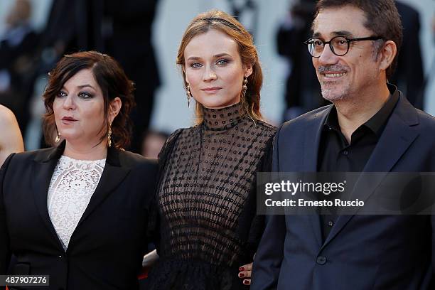 Diane Kruger attends the closing ceremony and premiere of 'Lao Pao Er' during the 72nd Venice Film Festival on September 12, 2015 in Venice, Italy.