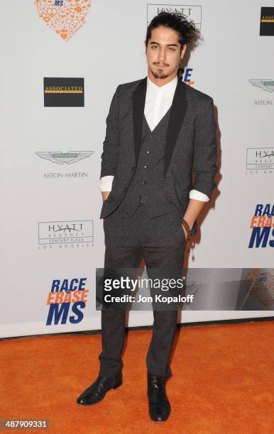 Actor Avan Jogia arrives at the 21st Annual Race To Erase MS Gala at the Hyatt Regency Century Plaza on May 2, 2014 in Century City, California.