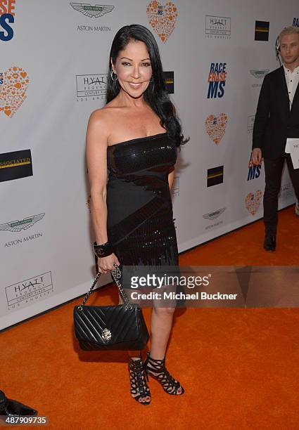 Actress Apollonia Kotero attends the 21st annual Race to Erase MS at the Hyatt Regency Century Plaza on May 2, 2014 in Century City, California.