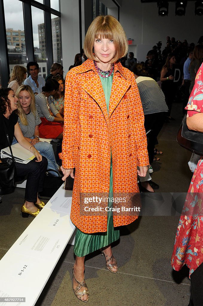 Altuzarra - Front Row - Spring 2016 New York Fashion Week