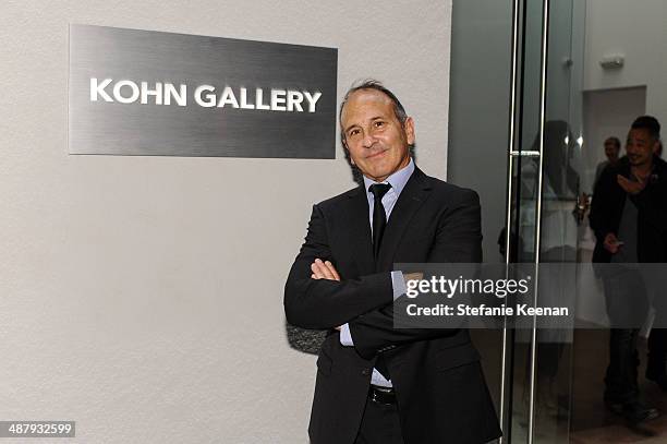 Michael Kohn attends Kohn Gallery Grand Opening And Inaugural Exhibition: Mark Ryden: Gay Nineties West on May 2, 2014 in Los Angeles, California.
