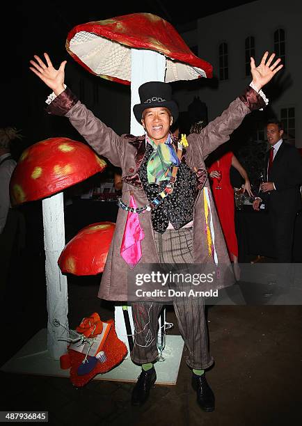 Dr Charlie Teo poses at the Cure Brain Cancer Foundation Mad Hatter Ball on May 3, 2014 in Sydney, Australia.