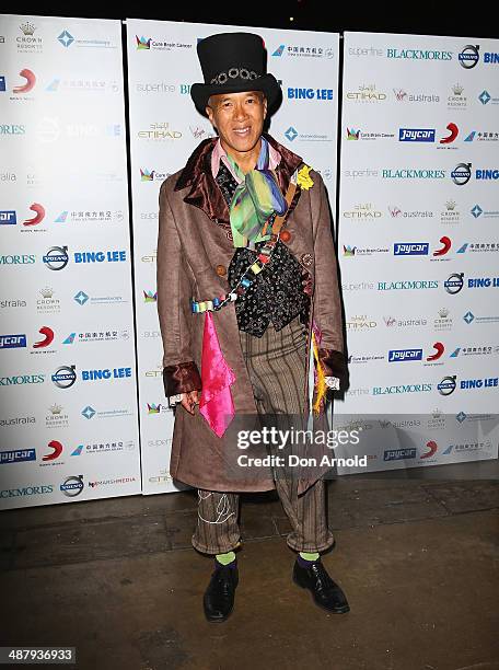 Dr Charlie Teo poses at the Cure Brain Cancer Foundation Mad Hatter Ball on May 3, 2014 in Sydney, Australia.
