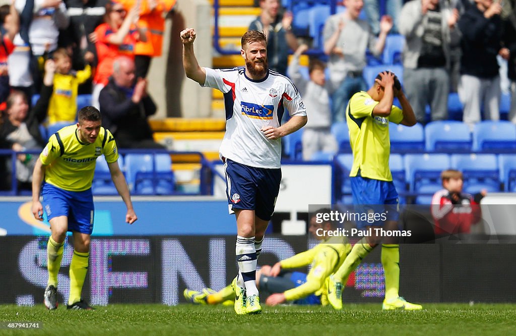 Bolton Wanderers v Birmingham City - Sky Bet Championship