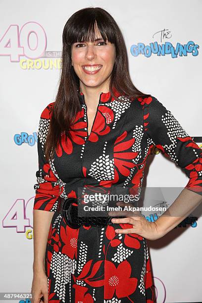 Actress Edi Patterson attends The Groundlings Kick-off 40th Anniversary Celebration with opening night of new main stage show '40 Is The New...