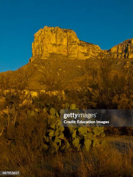 North America, USA, Texas, Guadalupe Mountain National Park El Capitan Prominence.