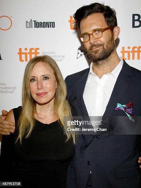 Sydney Perkins and director/screenwriter Oz Perkins attend the "February" photo call during the 2015 Toronto International Film Festival at...