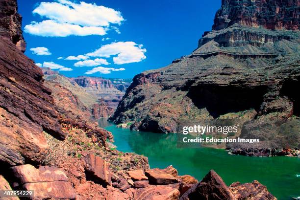 Arizona, Grand Canyon National Park, Colorado River, From above Deer Creek Falls.