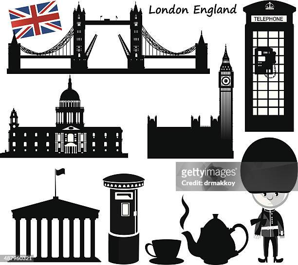 england symbols - carlisle stock illustrations