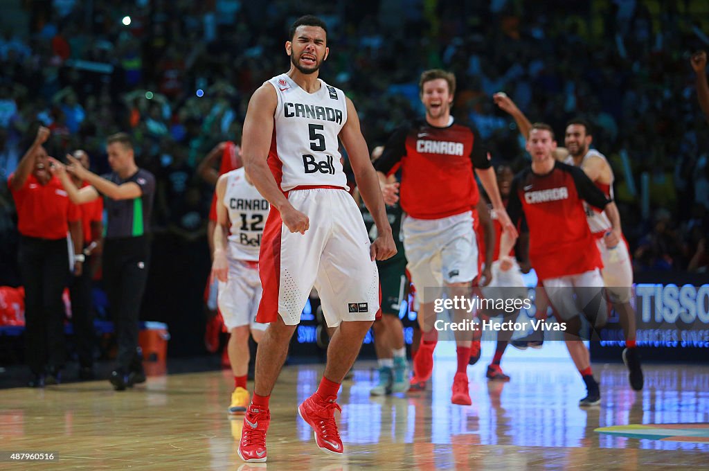 Canada v Mexico - 2015 FIBA Americas Championship for Men Third Place Match