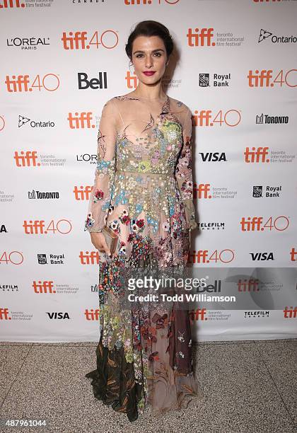 Actress Rachel Weisz attends Fox Searchlight's "Youth" Toronto International Film Festival special presentation on September 12, 2015 in Toronto,...