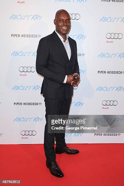 Artistic Director Cameron Bailey attends Entertainment One/The Weinstein Company's 'About Ray' TIFF party hosted by Audi and Piper-Heidseick...
