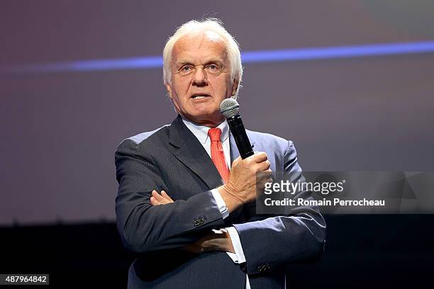 The Producer Jan Mojto during the closing ceremony of the 17th Festival of TV Fiction At La Rochelle on September 12, 2015 in La Rochelle, France.