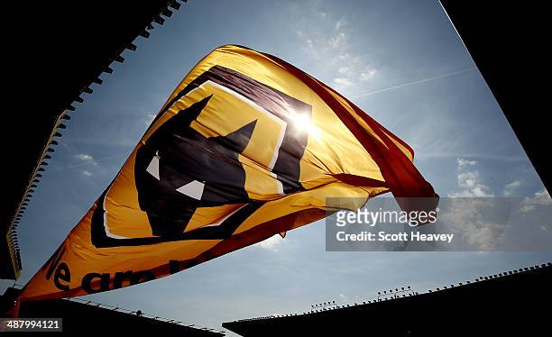 General of view of Molineux during the Sky Bet League One match between Wolverhampton Wanderers and Carlisle United at Molineux on May 3, 2014 in...