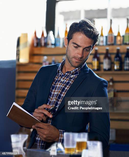 calculating the consumption - bar drink establishment stock pictures, royalty-free photos & images