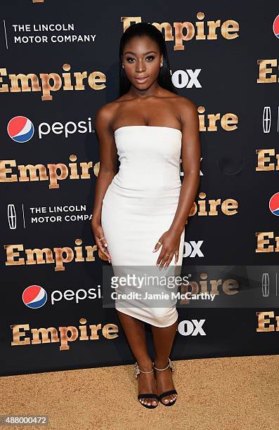 Normani Kordei attends the "Empire" Series Season 2 New York Premiere at Carnegie Hall on September 12, 2015 in New York City.