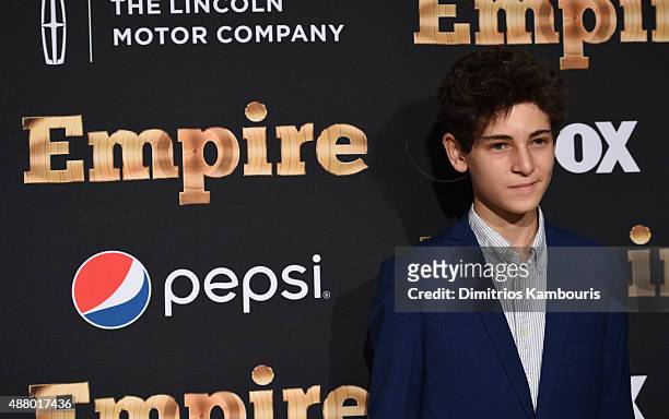 David Mazouz attends the "Empire" series season 2 New York Premiere at Carnegie Hall on September 12, 2015 in New York City.