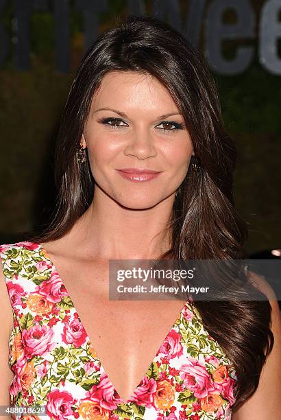 Actress Danielle Vasinova attends the Jaguar North America and BritWeek present a Villainous Affair held at The London on May 2, 2014 in West...