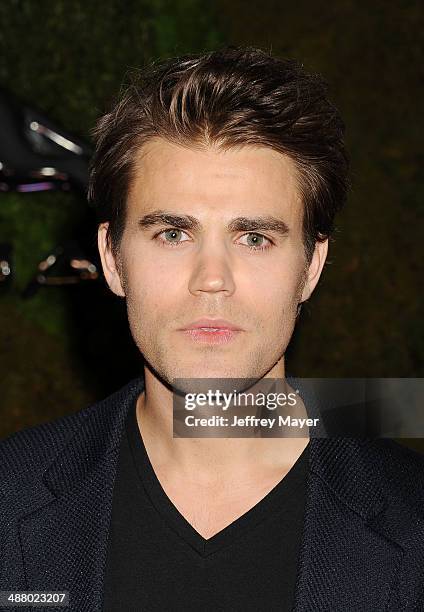 Actor Paul Wesley attends the Jaguar North America and BritWeek present a Villainous Affair held at The London on May 2, 2014 in West Hollywood,...