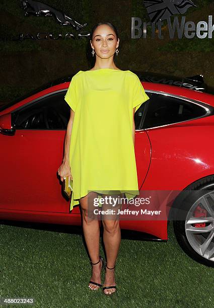 Carrie Santana attends the Jaguar North America and BritWeek present a Villainous Affair held at The London on May 2, 2014 in West Hollywood,...