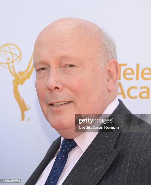 Executive Producer/Writer Julian Fellowes attends The Television Academy Presents An Afternoon with "Downton Abbey" at Paramount Studios on May 3,...