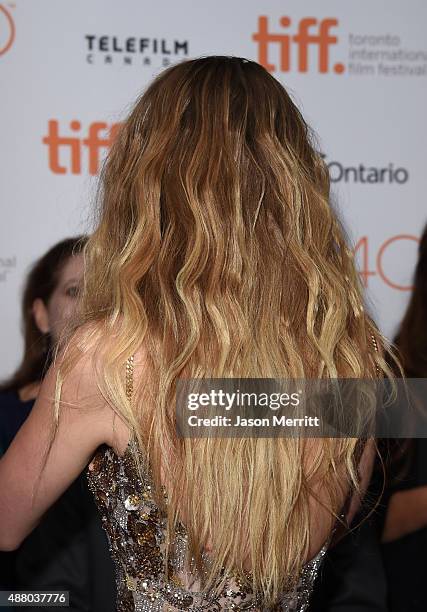 Actress Amber Heard attends 'The Danish Girl' premiere during the 2015 Toronto International Film Festival at the Princess of Wales Theatre on...