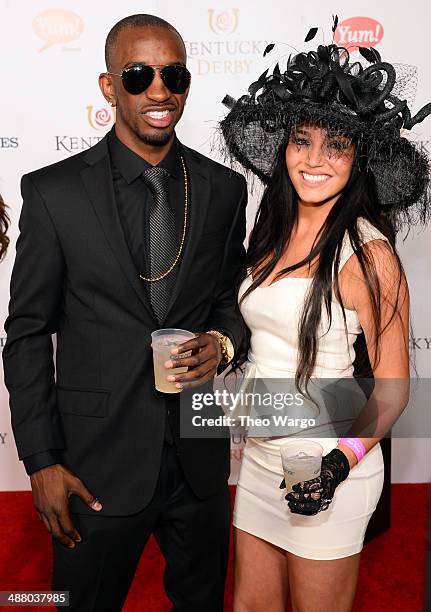 Basketball player Russ Smith at GREY GOOSE Lounge at 140th Kentucky Derby at Churchill Downs on May 3, 2014 in Louisville, Kentucky.