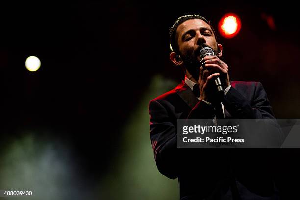 The Italian rapper and songwriter Francesco Tarducci, aka Nesli, performed live during the third evening of the Festival Ritmika with his "Andrà...