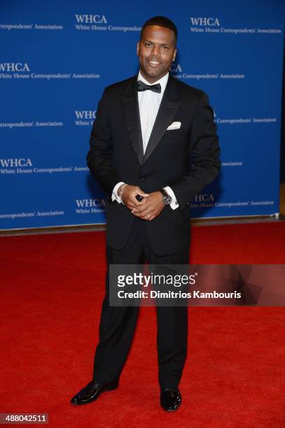 Personality AJ Calloway attends the 100th Annual White House Correspondents' Association Dinner at the Washington Hilton on May 3, 2014 in...