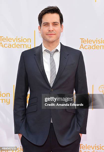 Actor Robert James-Collier arrives at The Television Academy Presents An Afternoon With "Downton Abbey" event at Paramount Studios on May 3, 2014 in...