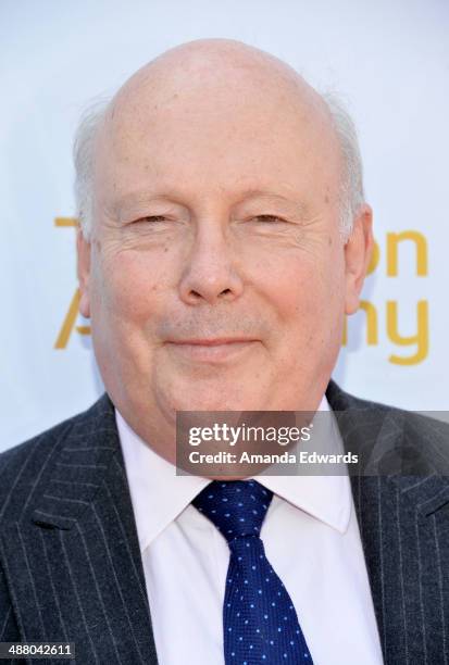 Writer and executive producer Julian Fellowes arrives at The Television Academy Presents An Afternoon With "Downton Abbey" event at Paramount Studios...