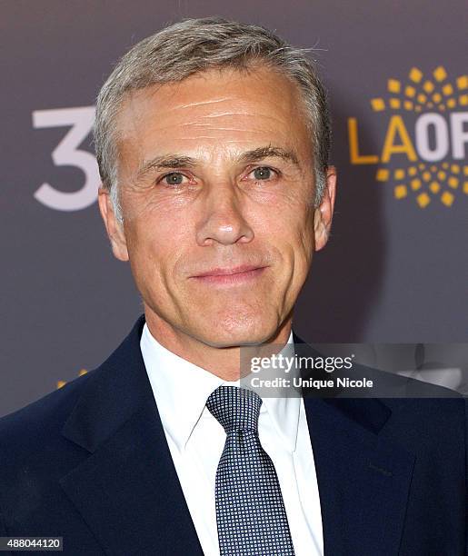 Actor Christoph Waltz attends LA Opera's 30th Anniversary Season Opening Night at Dorothy Chandler Pavilion on September 12, 2015 in Los Angeles,...