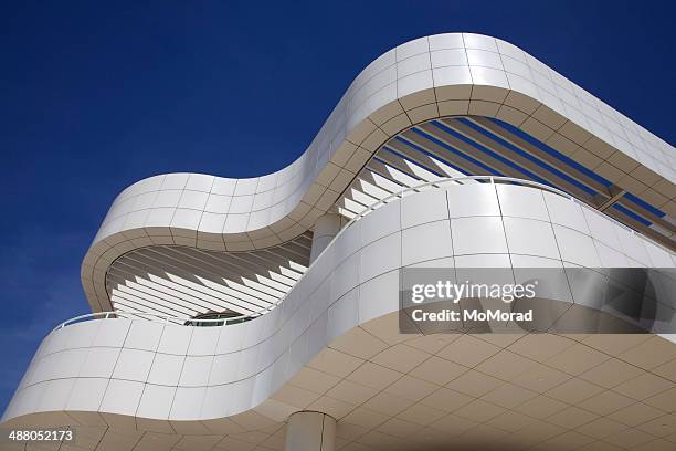 architectural abstract of the j. paul getty museum - getty museum stock pictures, royalty-free photos & images