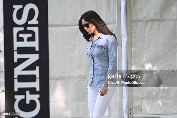 Ana Isabel Medinabeitia attends Global Champion Tour on May 3, 2014 in Madrid, Spain.