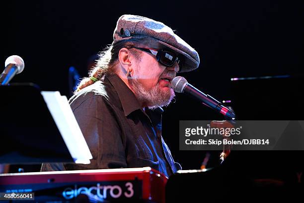 Dr. John rehearses for The Musical Mojo of Dr. John: A Celebration of Mac & His Music at the Saenger Theatre on May 3, 2014 in New Orleans, Louisiana.