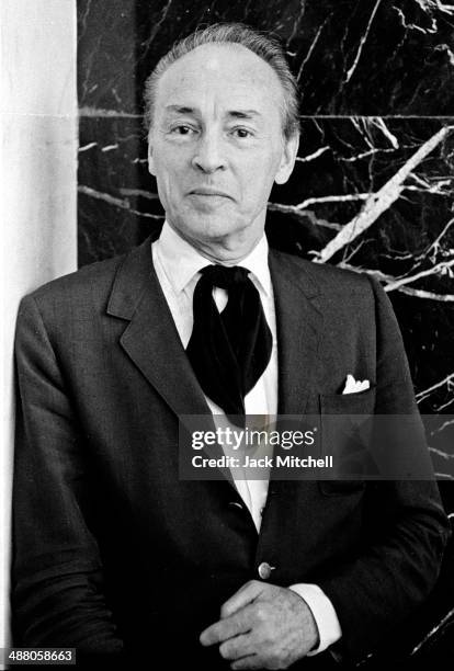 Choreographer George Balanchine photographed in 1965.