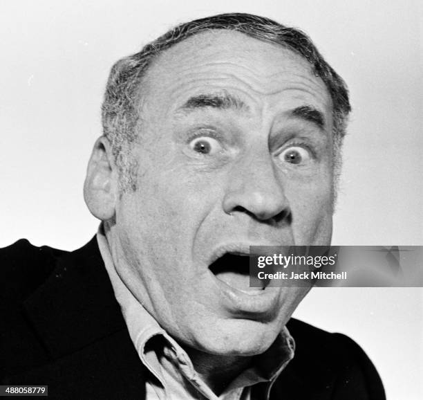 Mel Brooks photographed in NYC in 1976, the year he directed and starred in 'Silent Movie'.