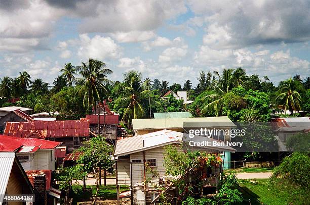 view over new amsterdam in guyana - guyana stock pictures, royalty-free photos & images