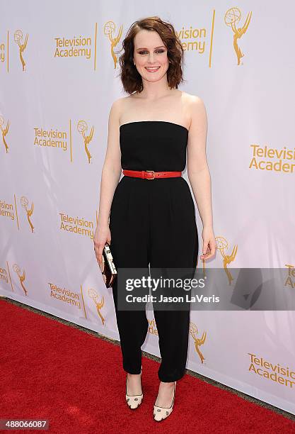 Actress Sophie McShera attends an afternoon with "Downton Abbey" at Paramount Studios on May 3, 2014 in Hollywood, California.