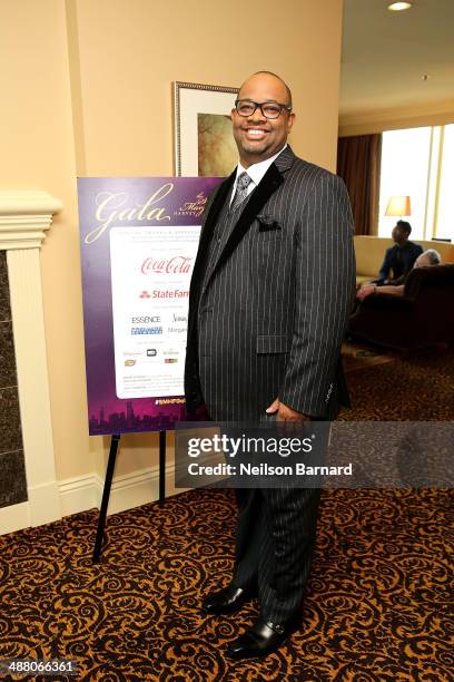 Pastor Corey Brooks of New Beginnings Church Chicago attends the 2014 Steve & Marjorie Harvey Foundation Gala presented by Coca-Cola VIP Reception at...