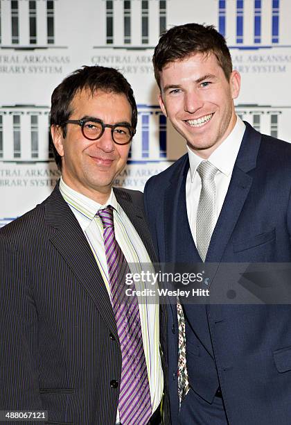 Atom Egoyan and Kristopher Higgins attend the "Devil's Knot" premiere at the CALS Ron Robinson Theater on May 03, 2014 in Little Rock, Arkansas.