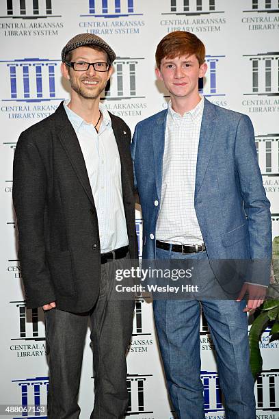 Jason Baldwin and Seth Merriweather attend the "Devil's Knot" premiere at the CALS Ron Robinson Theater on May 03, 2014 in Little Rock, Arkansas.