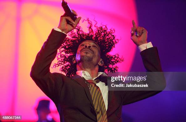 Seeed Singer Demba 'Boundzound' Nabe, singer of the band Seeed, performs live on ...