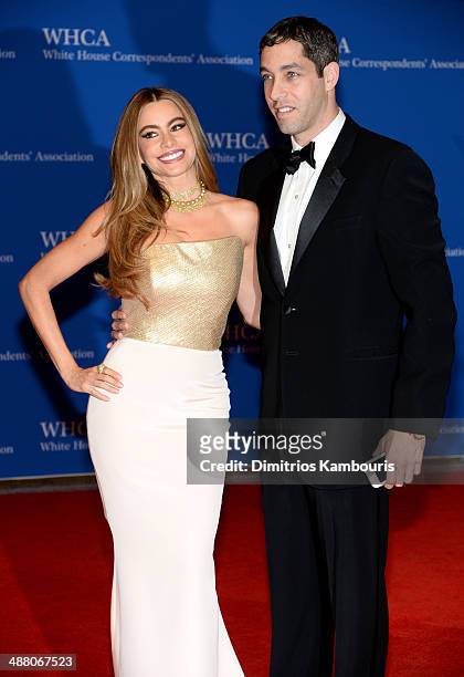 Actress Sofia Vergara and Nick Loeb attend the 100th Annual White House Correspondents' Association Dinner at the Washington Hilton on May 3, 2014 in...