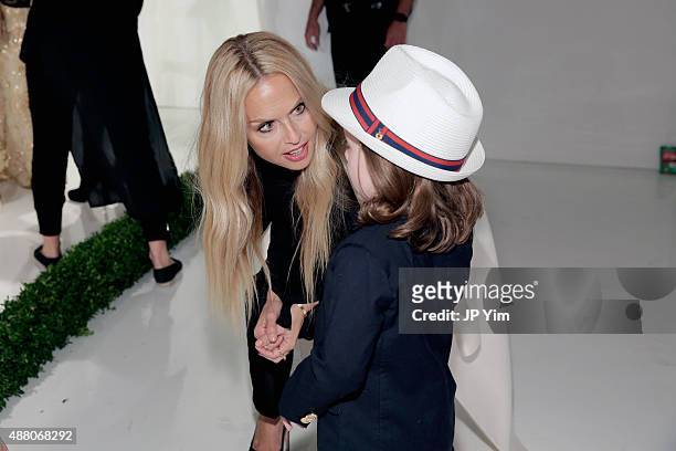 Skyler Berman and designer Rachel Zoe attend the Rachel Zoe Spring 2016 presentation during New York Fashion Week: The Shows at The Space, Skylight...