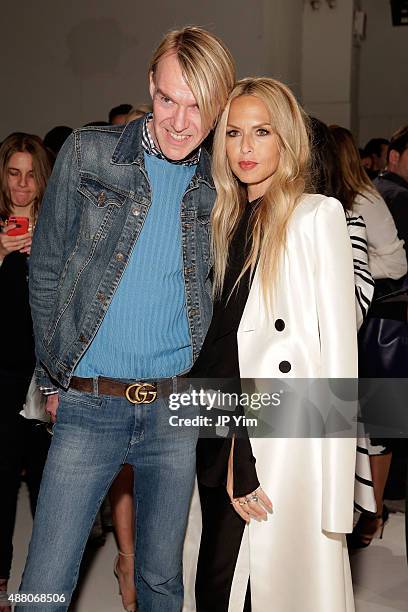 Ken Downing and designer Rachel Zoe attend the Rachel Zoe Spring 2016 presentation during New York Fashion Week: The Shows at The Space, Skylight at...